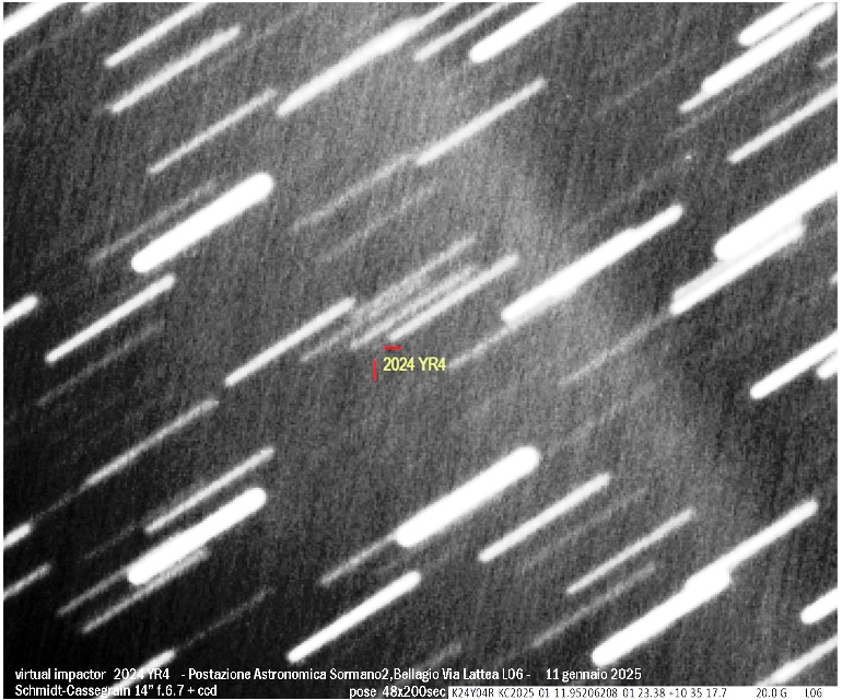 Near Earth Asteroid 2024 YR4